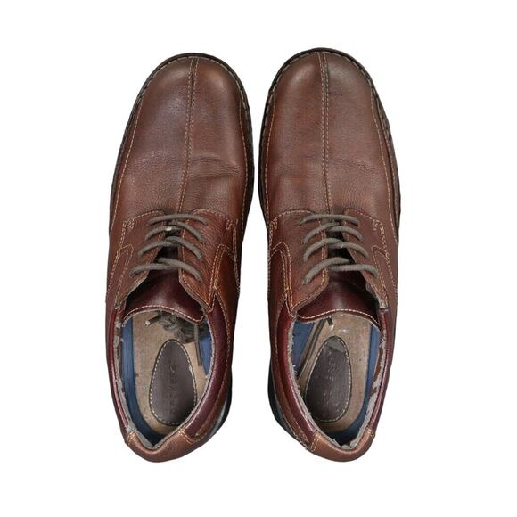 Dockers Shoes Mens 10 Derby Oxford Casual Classic Leather Comfort Dressy Brown main image 12